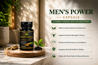 Herbal Shuddhi Men’s Power Capsule + Alpha Rise Oil | 30 Capsules + 50 ML
