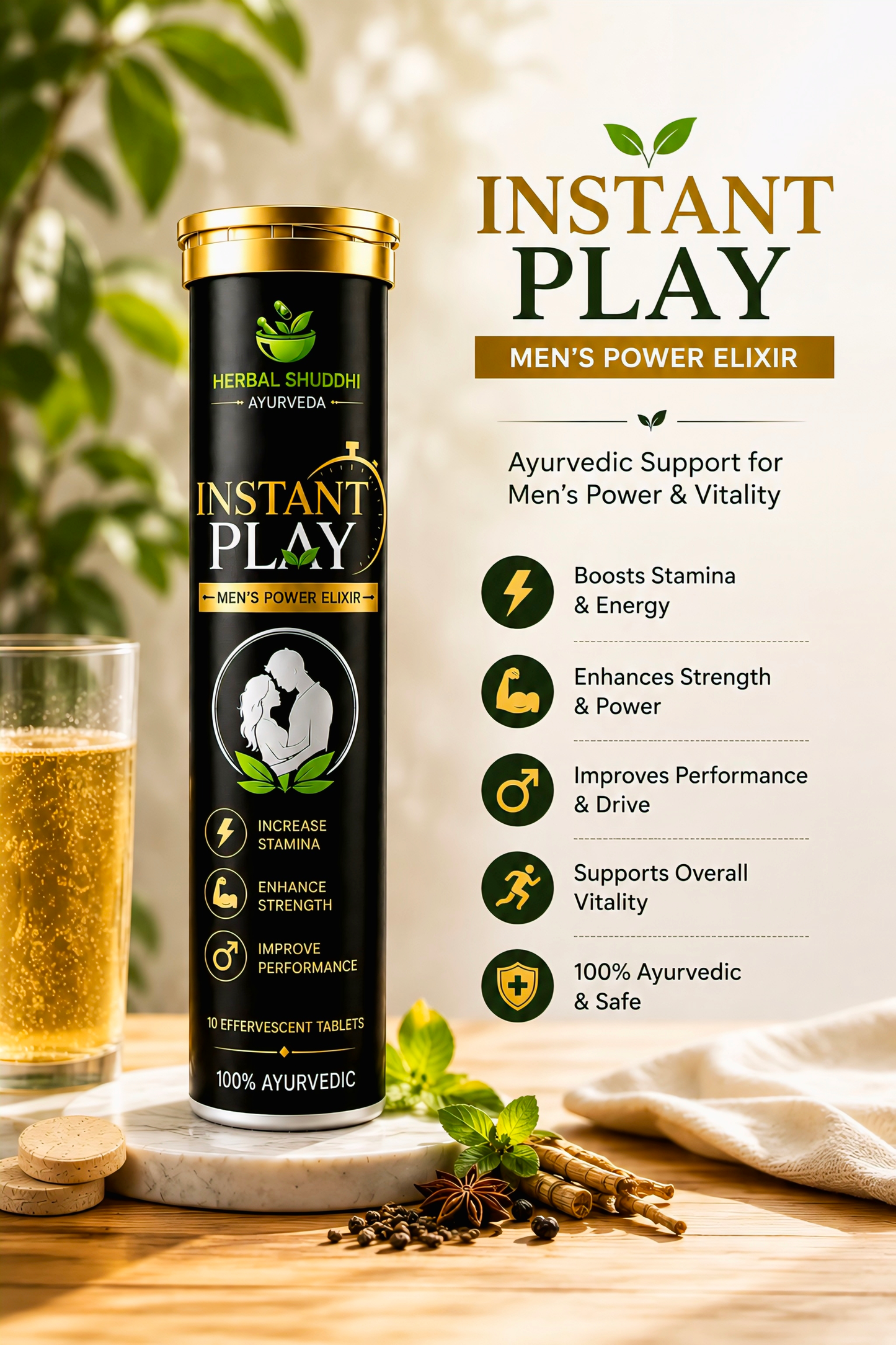 Herbal Shuddhi Complete Men’s Wellness Combo | 5 Products
