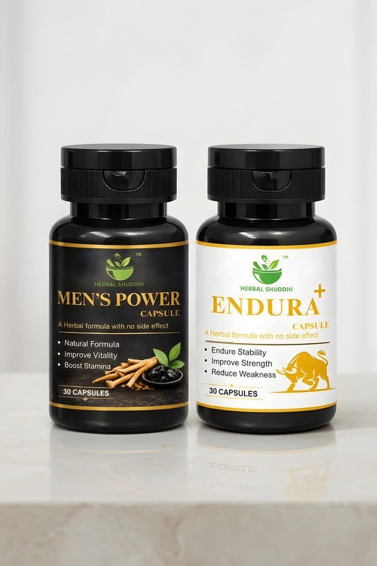 Herbal Shuddhi Men's Wellnes Combo | 2 Capsules | 60 Capsules