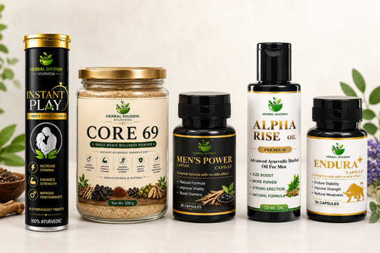 Herbal Shuddhi Complete Men’s Wellness Combo | 5 Products
