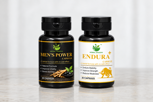 Herbal Shuddhi Men's Wellnes Combo | 2 Capsules | 60 Capsules